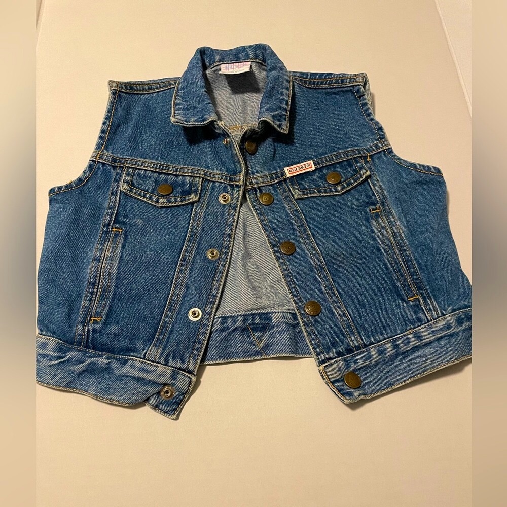 Vintage preowned Guess denim vest